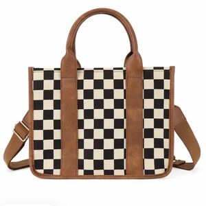 Checkered Purse